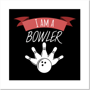 Bowling i am a bowler Posters and Art